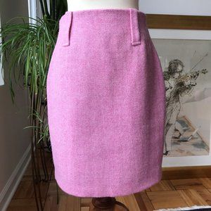 Harris tweed pink skirt size 6